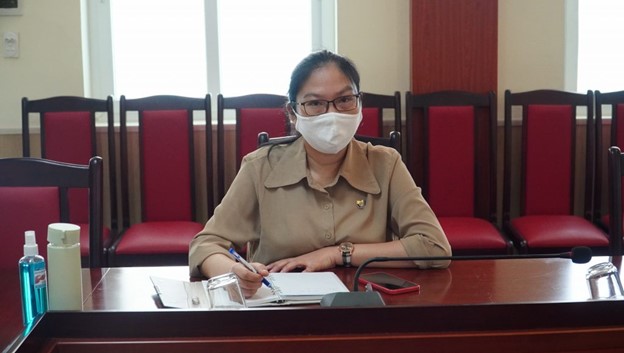 Dr. Nguyen Thi Kim Ngoc, Vice-Rector of Mien Trung Industry and Trade college