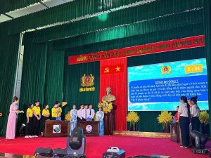 Mien Trung Industry and Trade College Students Enthusiastically Participate in the Communication Contest Understanding Road Traffic Law Crime and Social Evil Prevention 2024 03