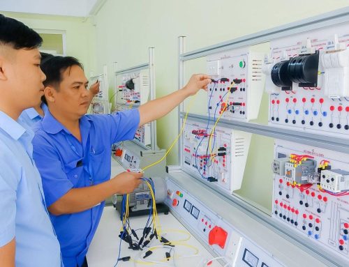The Teacher Amidst Electrical Currents and Dreams at Mien Trung Industry and Trade College