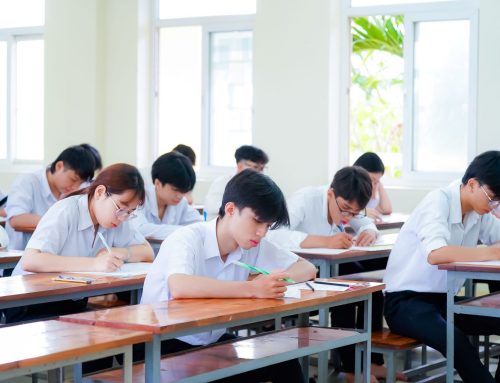 MITC 12th Grade Students Seriously Enter the 2025 High School Graduation Mock Exam